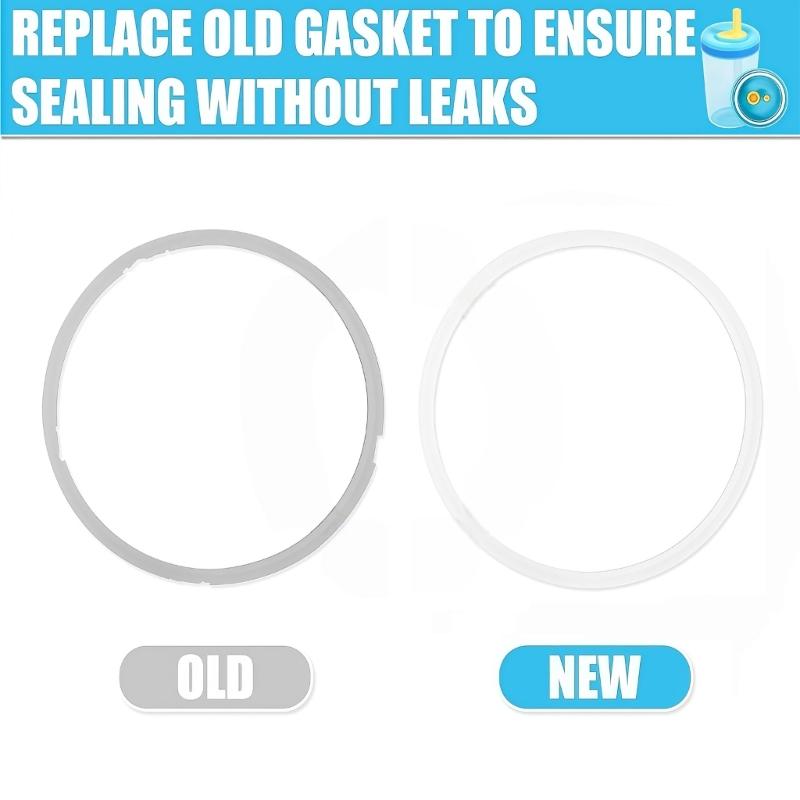 10Pcs Flexible Silicone Sealing O-Rings Works With 15oz Water Bottle Spill Proof Leak Proof Rubber Replacement Gaskets