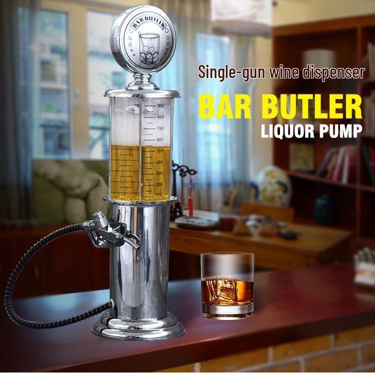 

Dual-Head Beverage Dispenser: Gas Station Style Beer & Water Machine, Wine Cannon, Beer Tower
