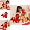 Lucky Horse Plush Toy With Keychain For Year Of The Horse Gift And Home Decor