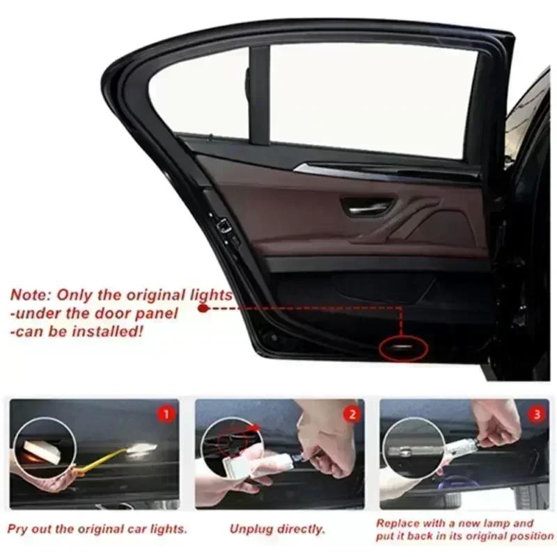 /LED Car Door Projector Light HD Laser Welcome Ghost Lamp for BMW 1/3/5/6/7 Series&X3/X6/Z4 | E81/E71/E90/E93/F30/F10/E92/E60/E8 GR9