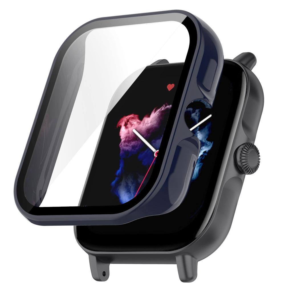 Funda + Cristal Templado Para Amazfit GTS 3 Cubierta Protector de Pantalla Marco Carcasa Antiarañazos Para Huami Amazfit GTS3 Accesorios de Reloj