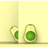 Avocado Catnip Wall Ball Cat Toys Catnip Edible Licking Balls Snack Healthy Rotatable Treats Toys Kitten Supplies Teeth Cleaning
