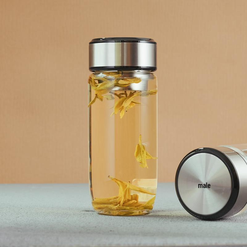 

Thickened High Borosilicate Glass Tea Infuser Bottle