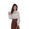 Sisi Vintage 25th Autumn/Winter Loose Fit Hong Kong Style Long Sleeve Women's Shirt #G14564