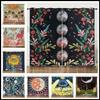 Curtains Sun And Moon Helios 3D Digital Printing Blackout Curtain Punching