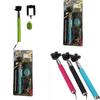 Stainless Steel Section Telescoping Selfie Stick With Bluetooth Remote For Travel Photography