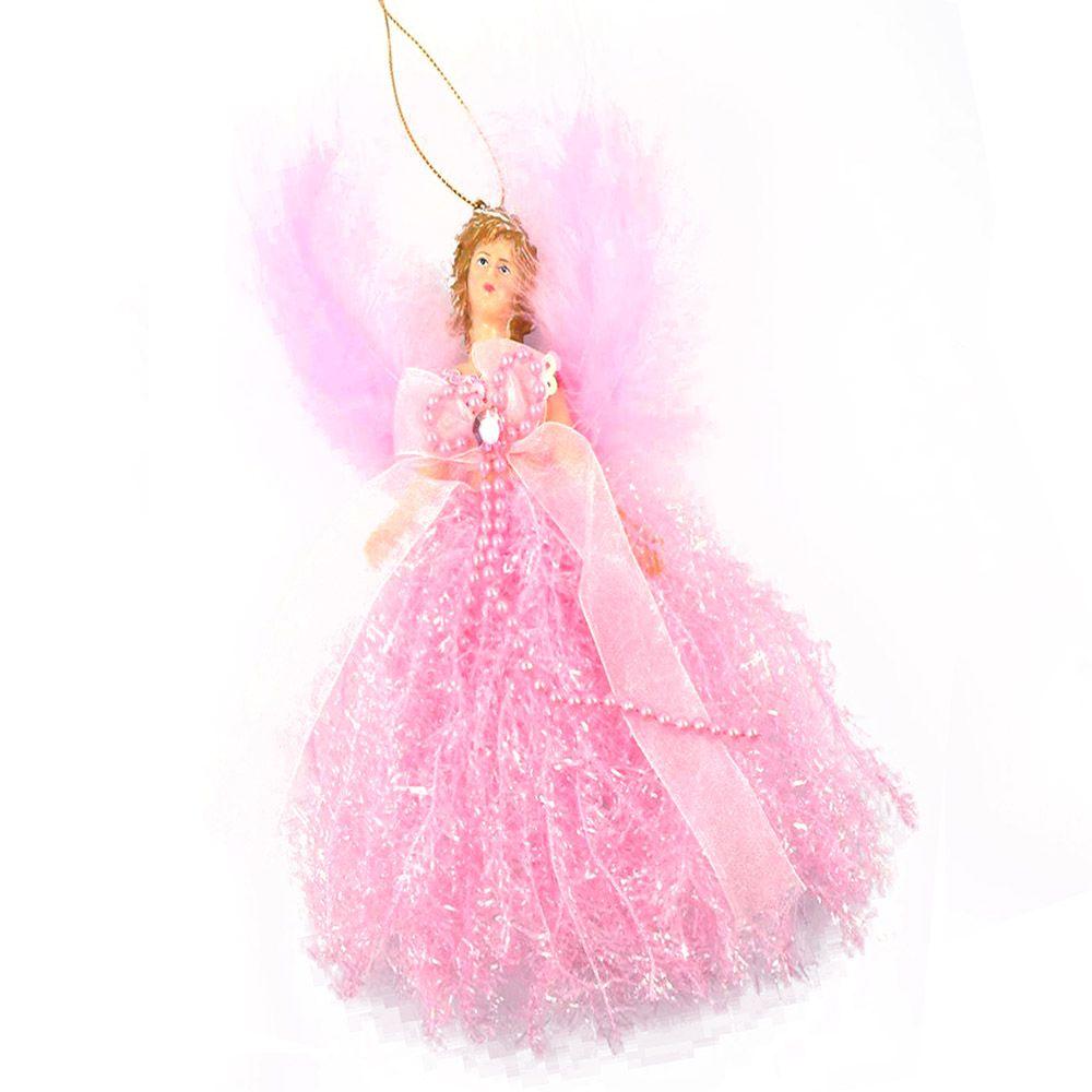 Gifts Attractive Feather Angel Doll Xmas Tree Pendants Home Decorations Christmas Ornament