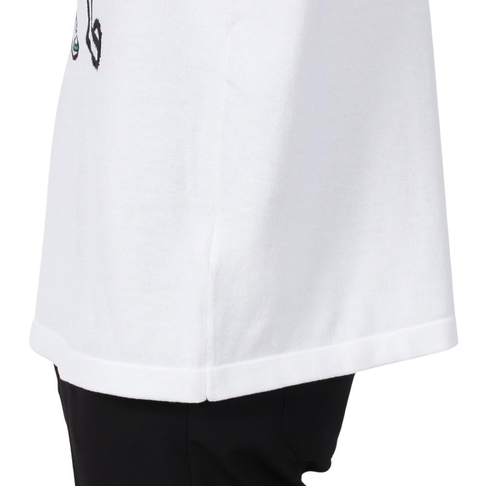 PING Apparel Men's Short Sleeve High Neck Sweater (Mr. PING, Moisture-Wicking and Heat-Resisting) / Golf / 621-5175201 030_White, Size S