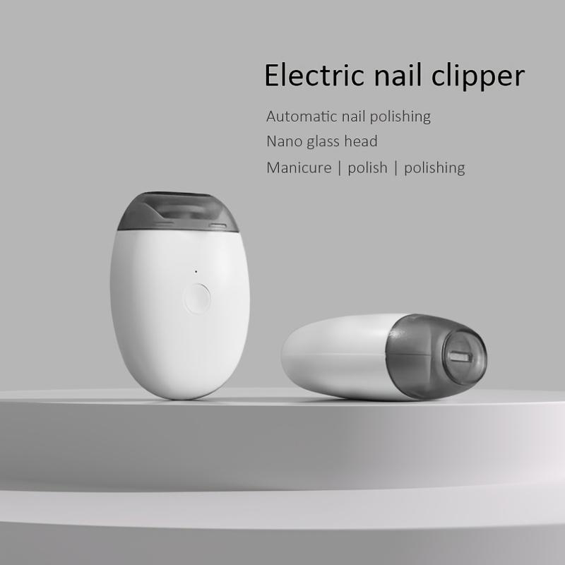 Portable Electric Nail Clipper & Grinder - USB- Automatic Nail Trimmer with 3-Speed Motor, Brushless/Brush Engine (No Adapter Included)