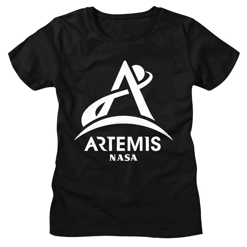 NASA USA Space Exploration Artemis One Light Logo Women s T Shirt 4XL