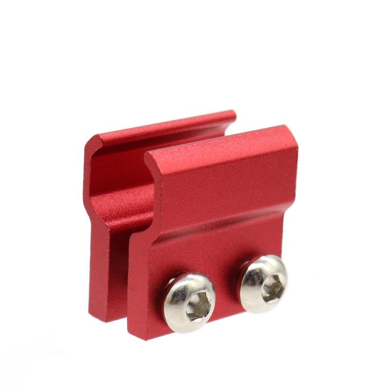 Motorcycle CNC Brake Line Clamp Front Brake Hose Holder Clip for Suzuki RMZ250 RMZ450 RMZ 250 450 красный