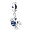 Ocean Trendy 925 Silver Dolphin Crab Boat Beach Charms Beads Fit 3mm Bracelets DIY Thoughtful Fine Jewelry Making Gifts