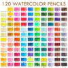 120 Colored Pencils Set for Adult Artists Coloring Drawing Pencils for Coloring Books Journals, Professional Art Supplies