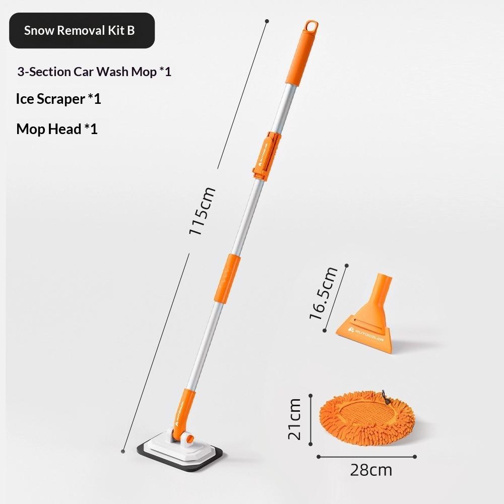 Special Brush for Car Washing Mop with Curved Rod