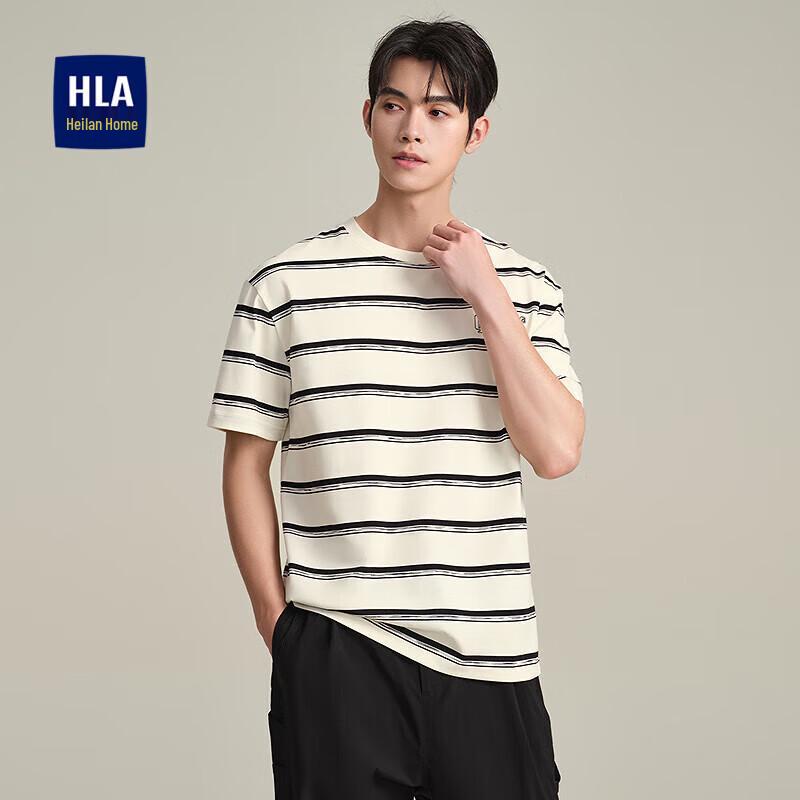 

HLA Men s Contrast Stripe Short Sleeve T-Shirt M