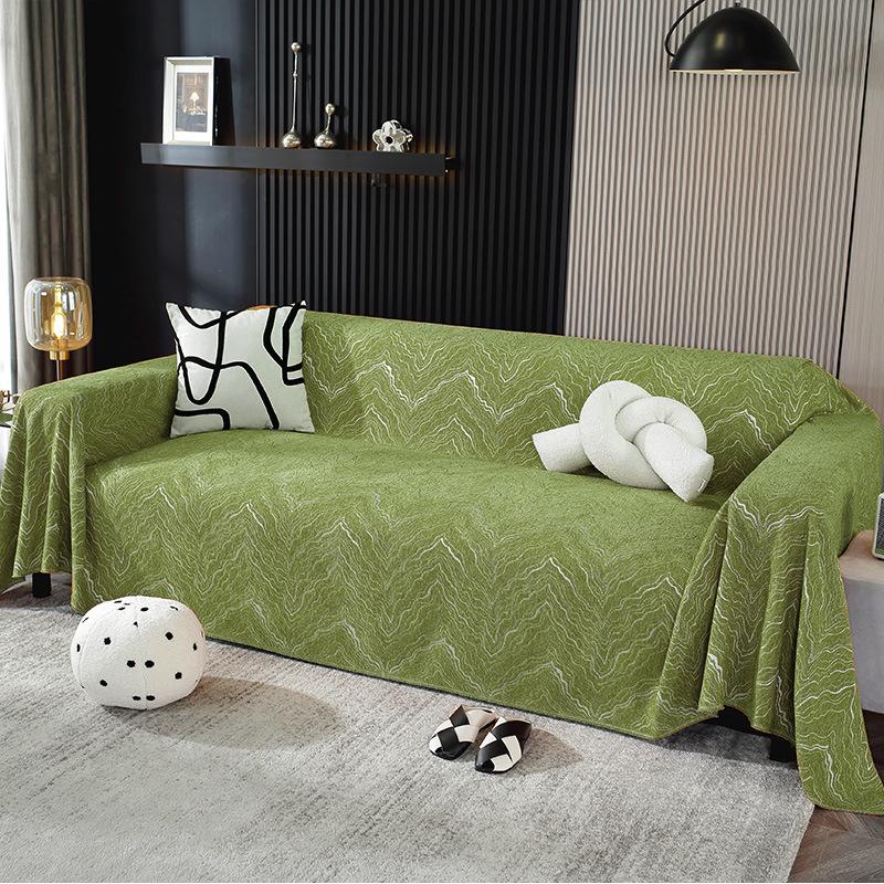 Cream Style Sofa Towel Full Cover Cloth Light Luxury Chenille Sofa Cushion Cover Towel Blanket Four Seasons Universal All-Inclusive Sofa Cover
