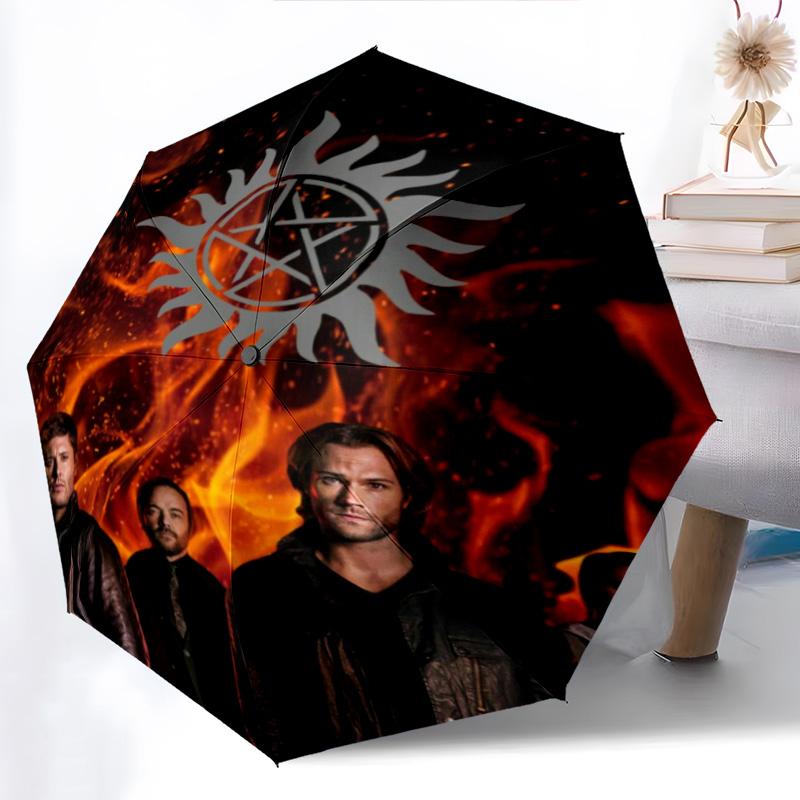 Supernatural Forces Unleashed Folding umbrella Portable durable Sun umbrella Umbrella Gift