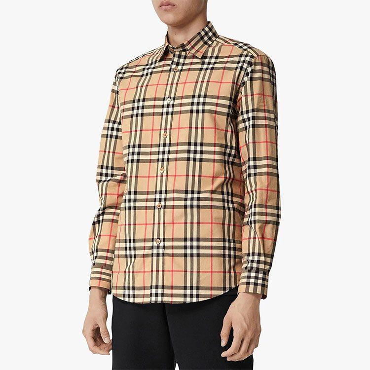Burberry FW21 Shirt Men's Khaki 8020863-A7028