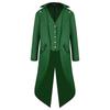 St Patrick's Day Costume for Men Steampunk Retro Cosplay Jacket Coat Hat Men Male Disguise Outfits Halloween Carnival Party Suit