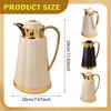 1000ML Arabic Insulated Thermal Coffee Carafe with Glass Liner Portable Vacuum Pot for Home Use Household Ornament Kettle