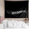 Hot Wheels Logo4 Tapestry for Bedroom Aesthetic Classroom Tapestries Wall Hanging for Living Room Dorm Office,Ideal Creative Gift