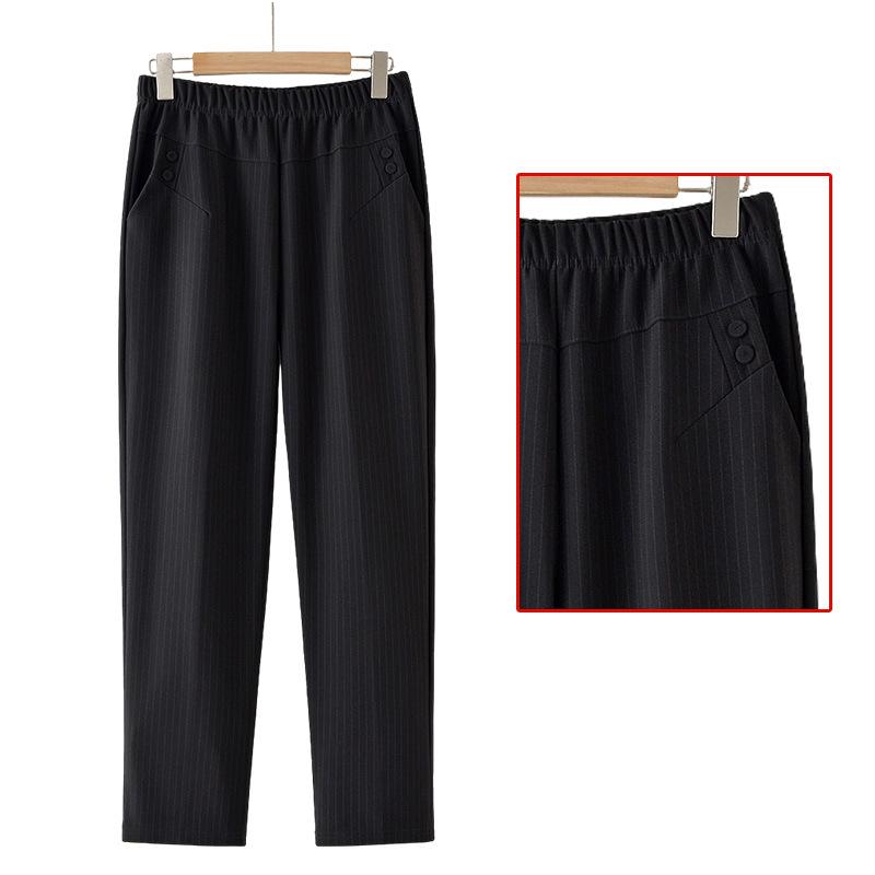 

2026 Spring & Autumn Casual Straight-Leg Trousers for Middle-Aged & Elderly Women 3XL (Recommended 120-130 jin)