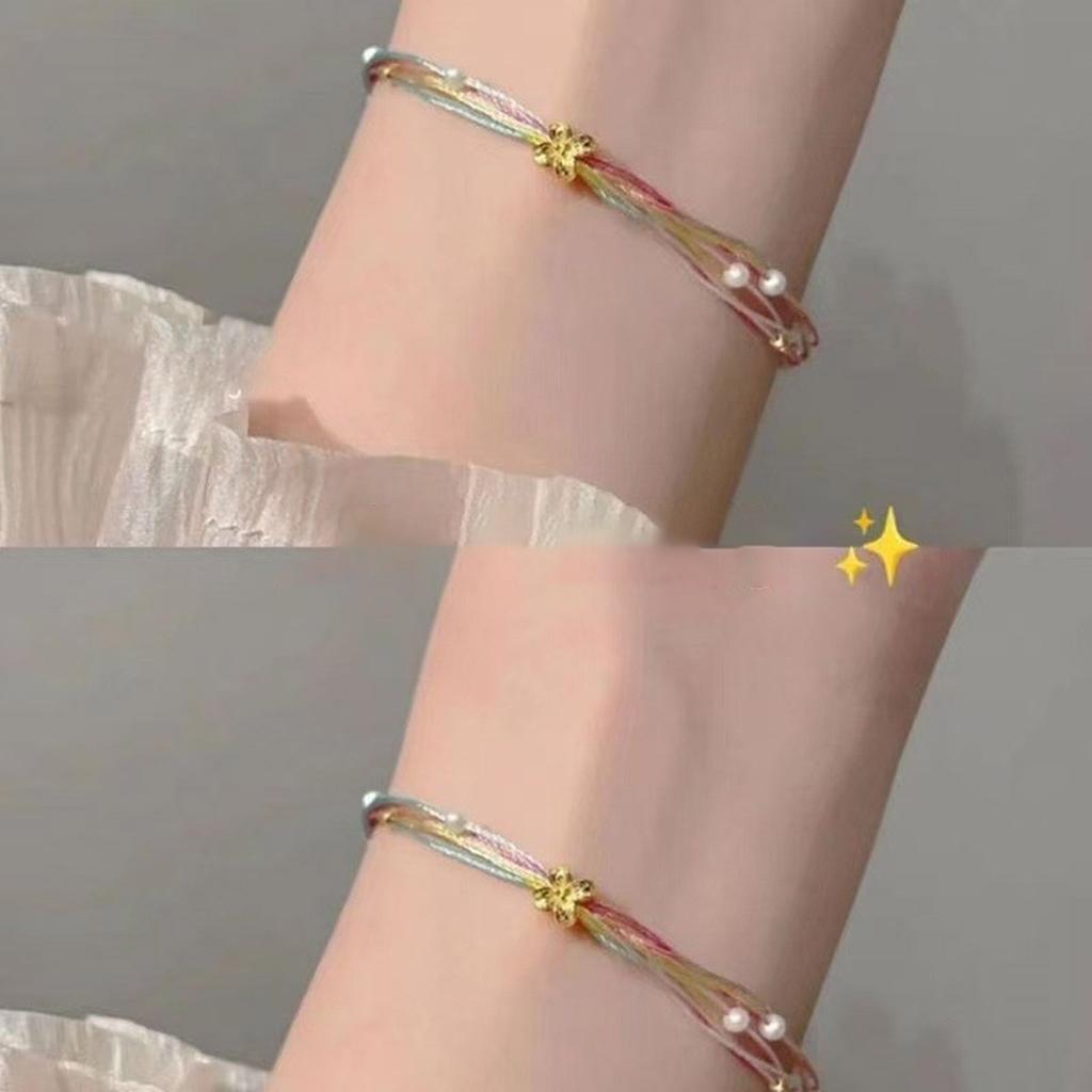 Stylish Handmade Colorful Friendship Bracelets Adjustable Handwoven Wristbands for Trendy Men and Women Daily Use