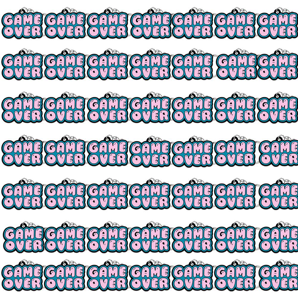 50PCS Keychain for Boys Men Gamepad Keyring Joystick Game Controller Key Accessories fit Handbag Key Pendant Friends Key Gifts