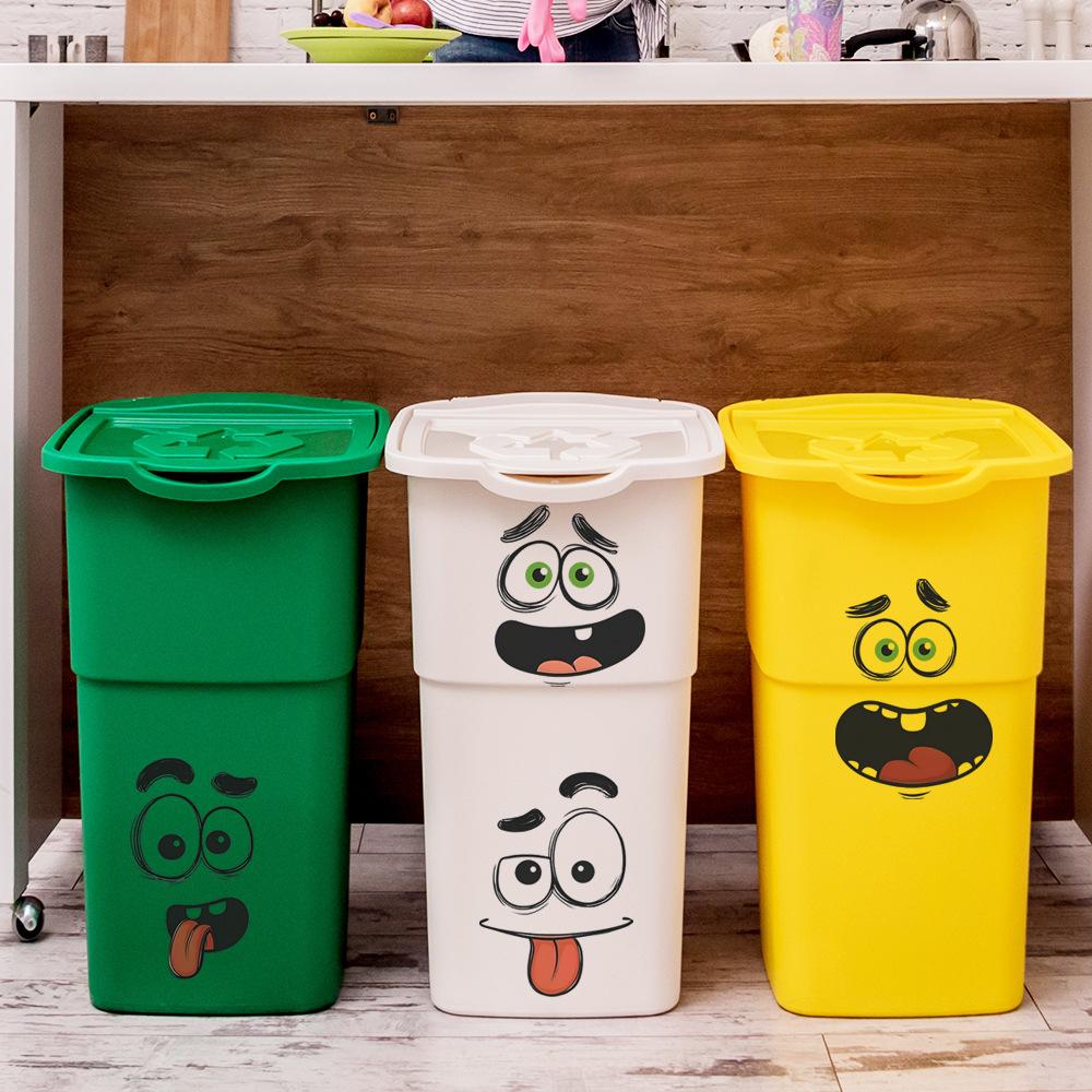 Creative and Funny Expression Stickers for Bathroom and Home Decoration Beautification