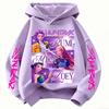 Girls' and Boys' Fashion Hunter Girls Group Hooded Sweatshirt Autumn/Winter Kids' Loose-Fit Casual Sweatshirt