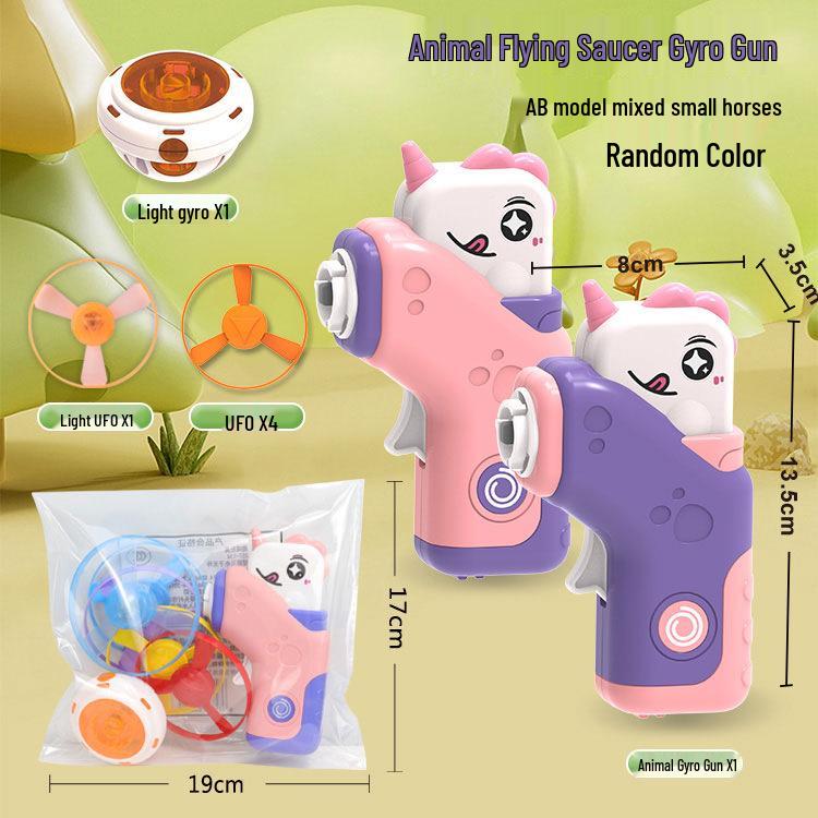 Kids  Outdoor Light-Up Dragonfly Saucer Gun – Popular Flying Toy for Boys & Girls