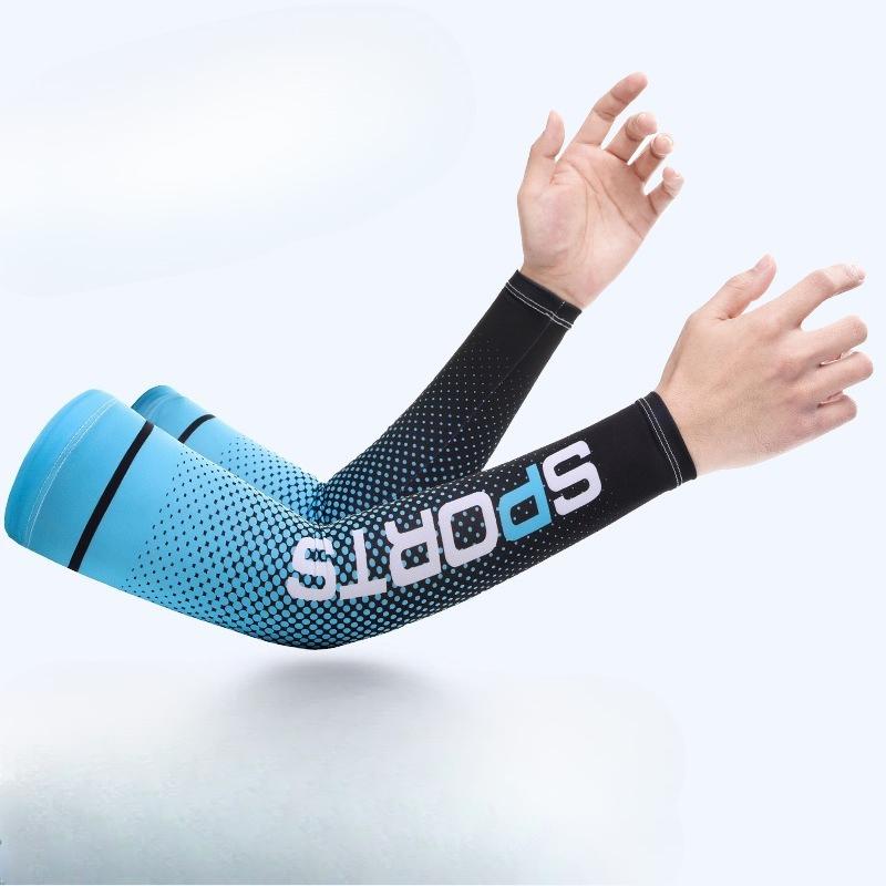 1 pair Cooling Arm SleevesStylish Arm Protectors Suitable for Outdoor Sports Such as Golf Cycling and Driving