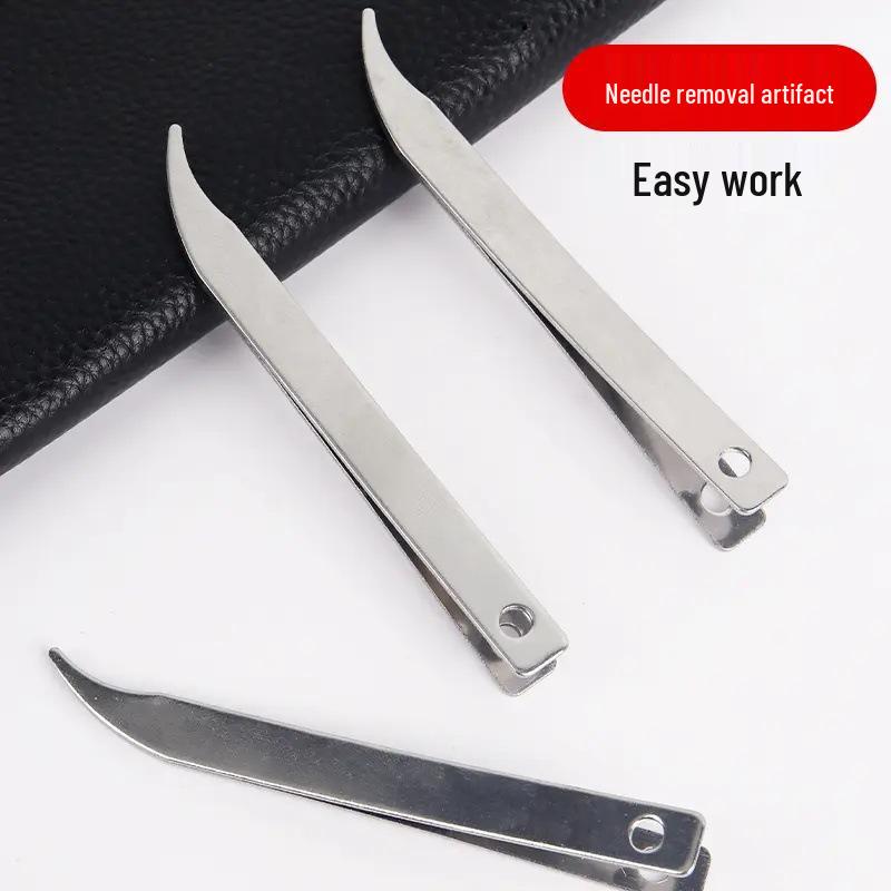 **Handmade Stainless Steel Needle Remover & Holder for Embroidery Insoles - Newcomer 0.45 Exclusive**