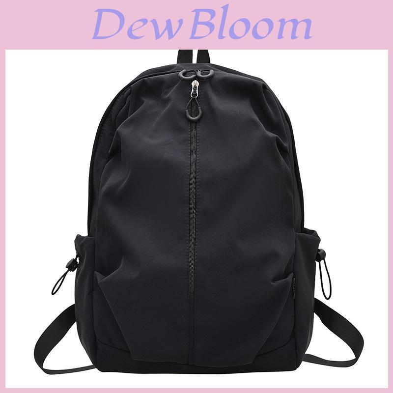Minimalist Oxford Cloth School Backpack For Teens With Lightweight Design For Daily Use