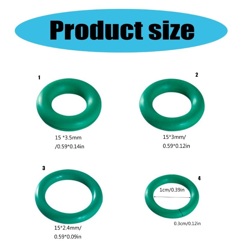O-rings Set Rubber Gaskets Seal Rings for Car Fuel Injectors Pressure Plumbing Repair O Rings Washer