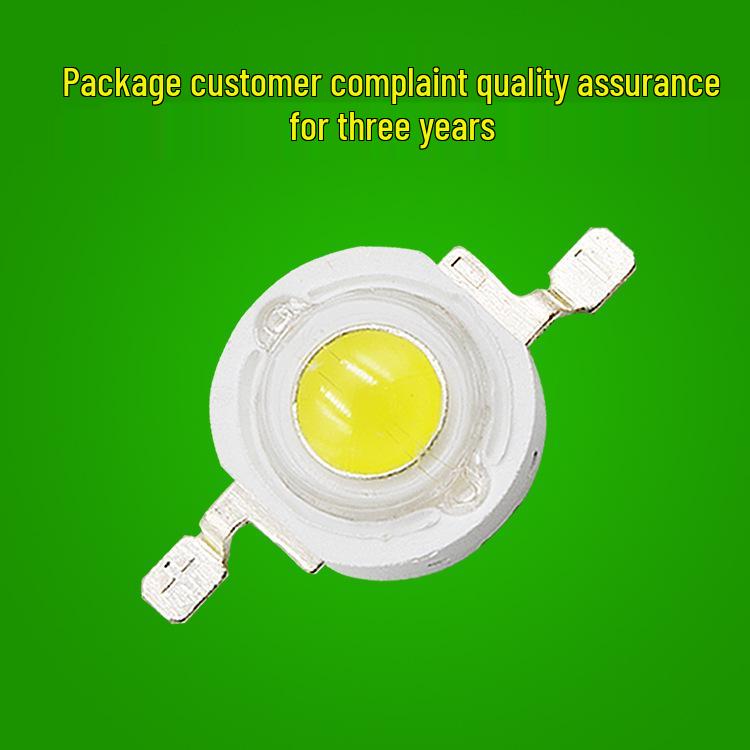 In-Stock White Light 1W/3W High Power LED Lamp Beads, 220-240 lm, Flashlight & Street Light Compatible, Customizable Options Available