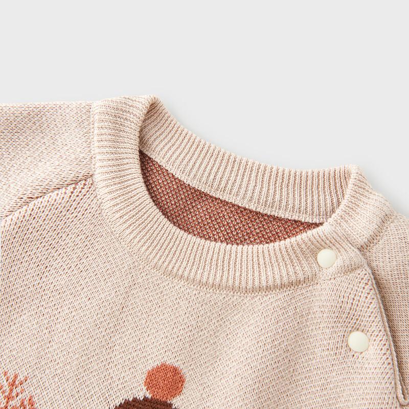 TONGTAI Baby Long Sleeve Knitted Romper