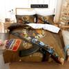 3D Print Fashion Shooting Game Csgo Bedding Set Boys Girls Twin Queen Full Size Duvet Cover Pillowcase Bed Adult Bedroom