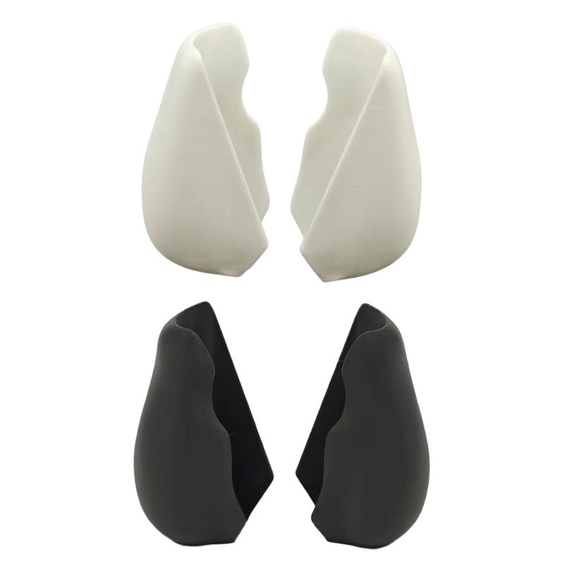 2 Peças Capa de Pegada de Plástico para Console de Jogo ROG Manopla Ergonômica Concha Protetora Protetor de Pegada de Gamepad à Prova de Choque