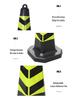 Reflective Traffic Safety Cone for High-speed Construction Sites