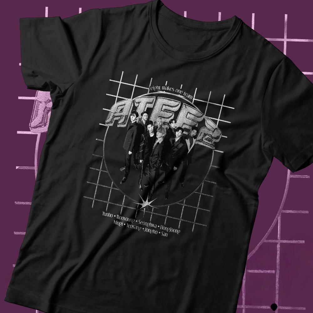KPOP ATEEZ graphic 2026 Unisexs TShirt Unisex ONeck 100Cotton Short Sleeve Y2k Oversized Popular Streetwear Fashion Women Tee