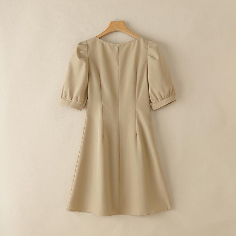ZANZEA Summer Square Collar Short Sleeve Casual Short Dress