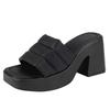 Fashion Women Summer High Heels Slippers Women Chunky Sandals Design New Casual Shoes Platform Slingback Flip Flops Zapatos Femme Pumps