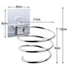 Neuer Spiral Wandmontierter Haartrockner Aufbewahrungs Organizer Rack Halter Hänger zur Verwendung im Badezimmer Salon Stylistenwerkzeug Trockner Organisieren