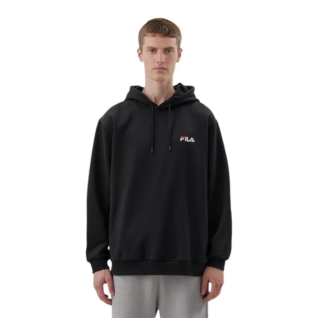 FILA Sweatshirts Men's Black Hooded Moderate Regular FS2POF1102X-BLK