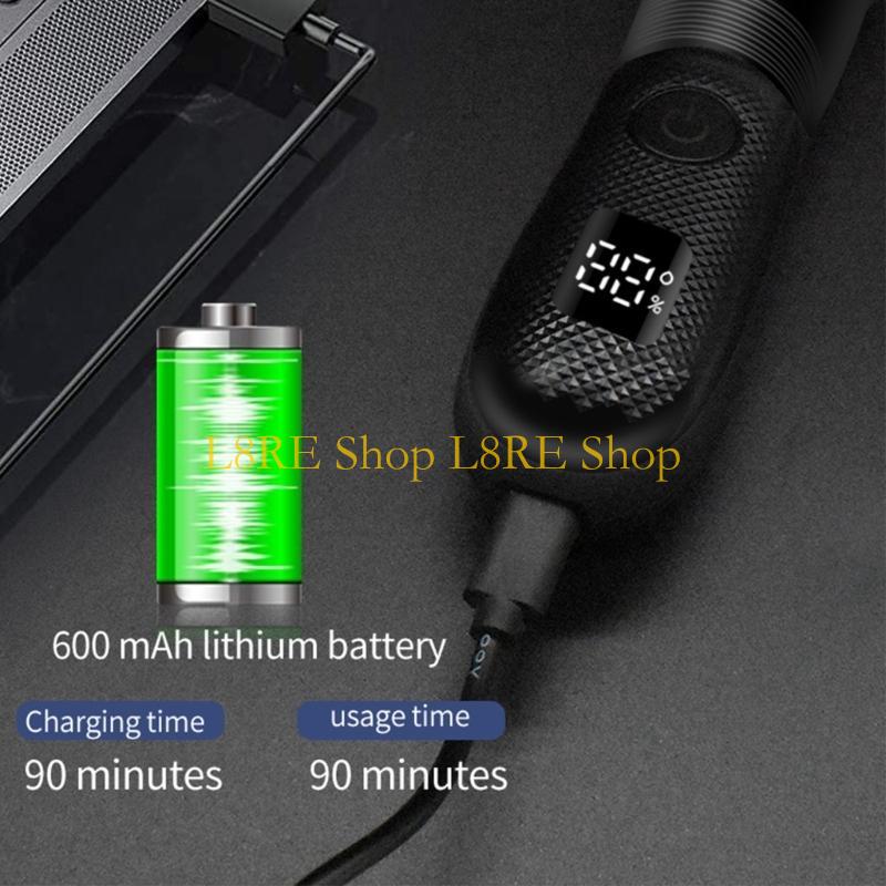 L8RE Washable Rechargeable Electric Shaver Beard Shaver Body Trimmer Men Shaving