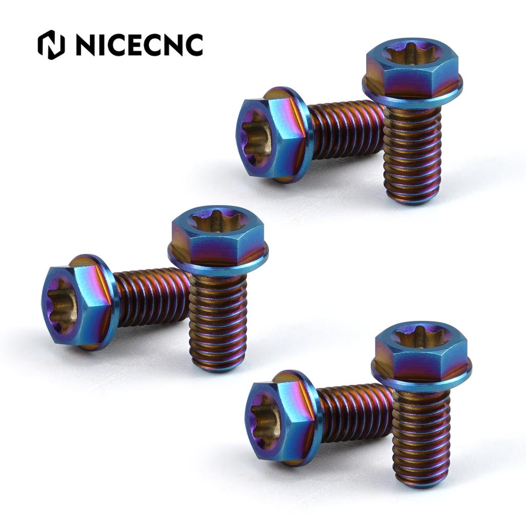 For Surron Light Bee X 6PCS M6X13 Rear Brake Disc Pad Screws For Sur-ron Light Bee S L1E For Segway X160 X260 Electric Dirt Bike