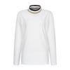 SUPERIOR Women'S Ribbed Turtleneck T-Shirt White (Iw0Eks10331)