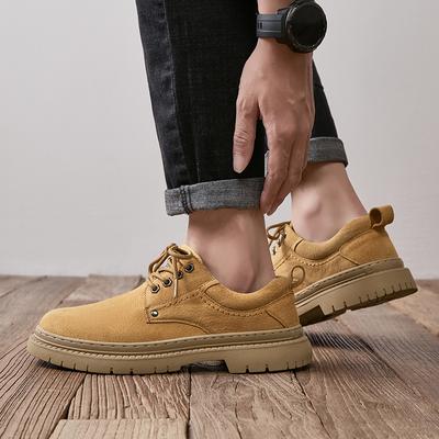 Μόδα Βρετανικό Στυλ Ανδρικά Δερμάτινα Casual Αντιολισθητικά Φορετά Παπούτσια Κλασικά Εξωτερικού Χώρου Αντιολισθητικά Παπούτσια για Περπάτημα Παπούτσια Oxford Παπούτσια με Παχύ Πάτο