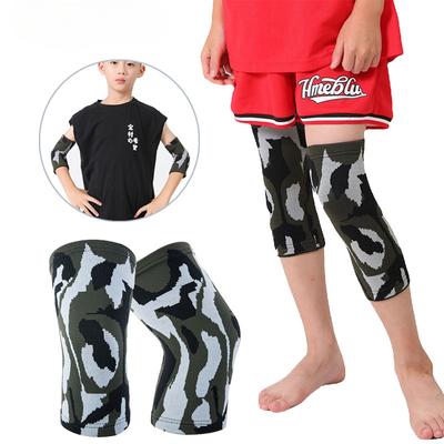 1 Pair Kids Elbow Knee Brace Children Patella Pad Support Breathable Flexible Elastic Knee Protector Compression Knee Sleeves